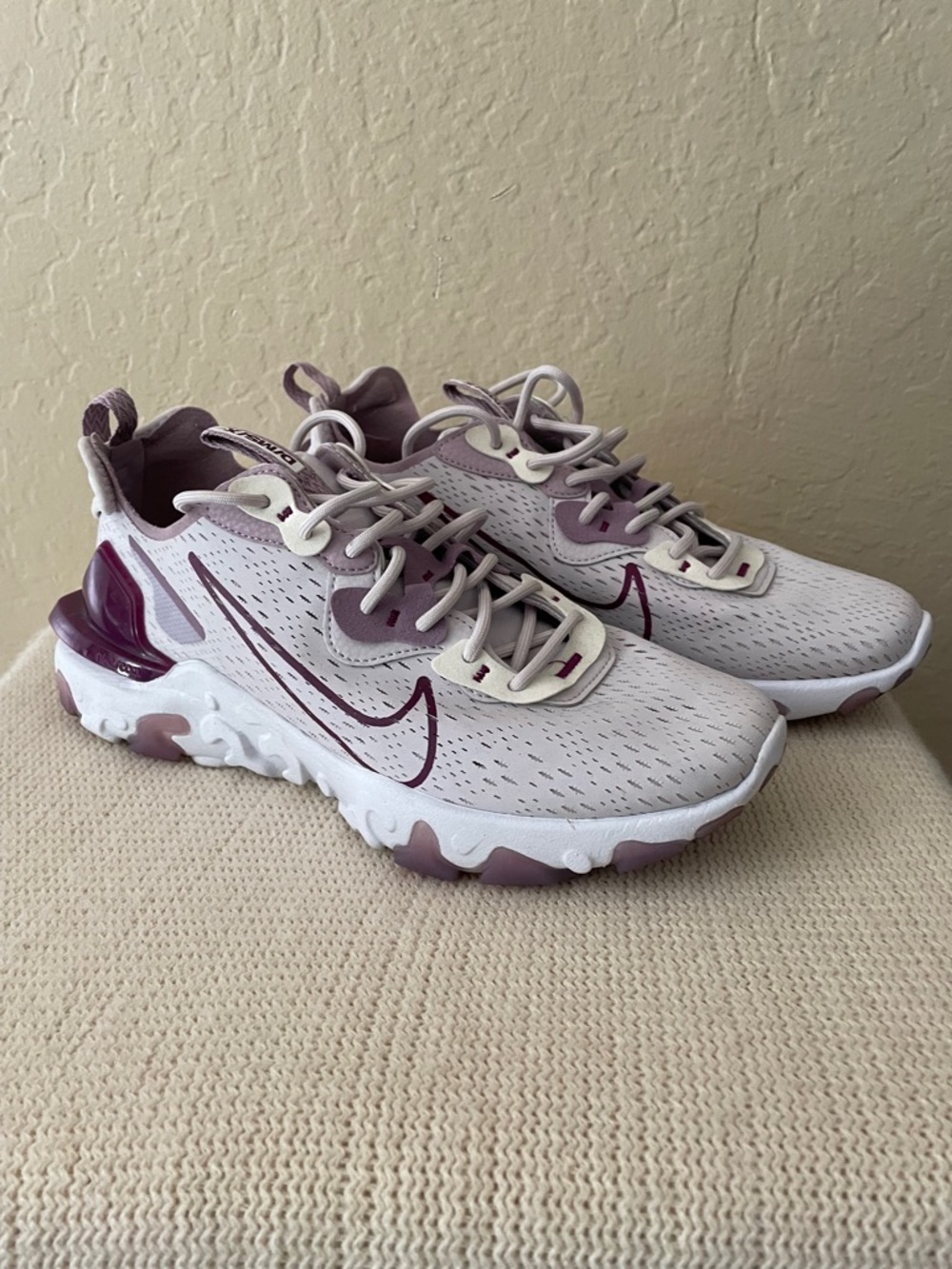 Women’s Nike React Vision Purple Sneakers